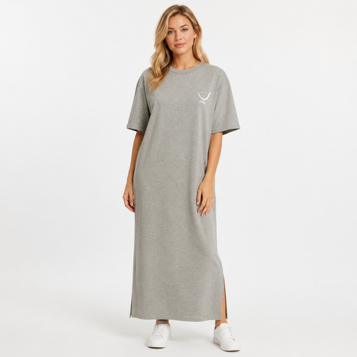 Short Sleeve Loose T-Shirt Dress