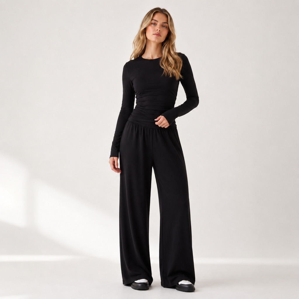 Long Sleeve Top and Trousers Set