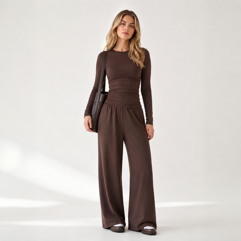 Long Sleeve Top and Trousers Set