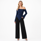 Off-Shoulder Long Sleeve Top