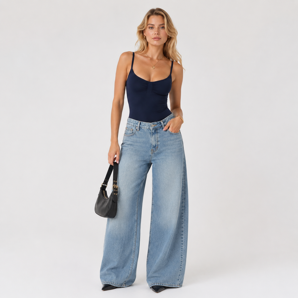 Ruched Cami Bodysuit