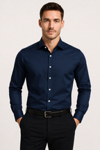 Button-Down Long Sleeve Casual Shirt