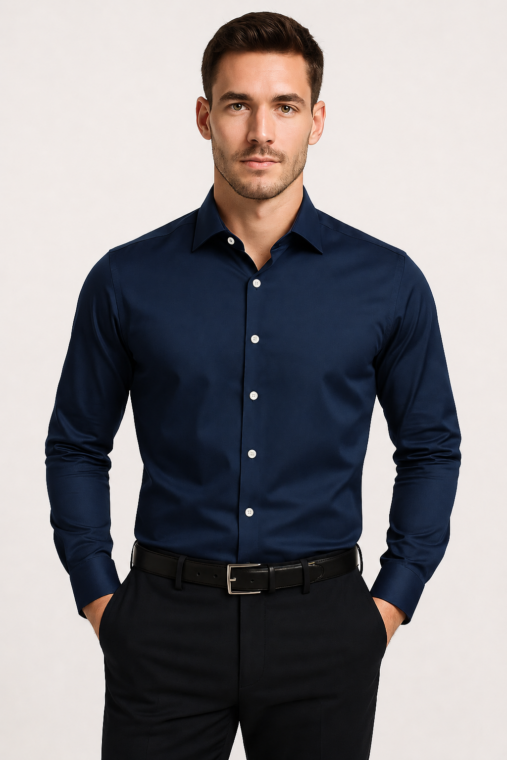 Button-Down Long Sleeve Casual Shirt