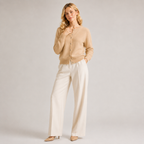 Soft-Knit Button-Front Cardigan