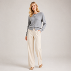 Soft-Knit Button-Front Cardigan