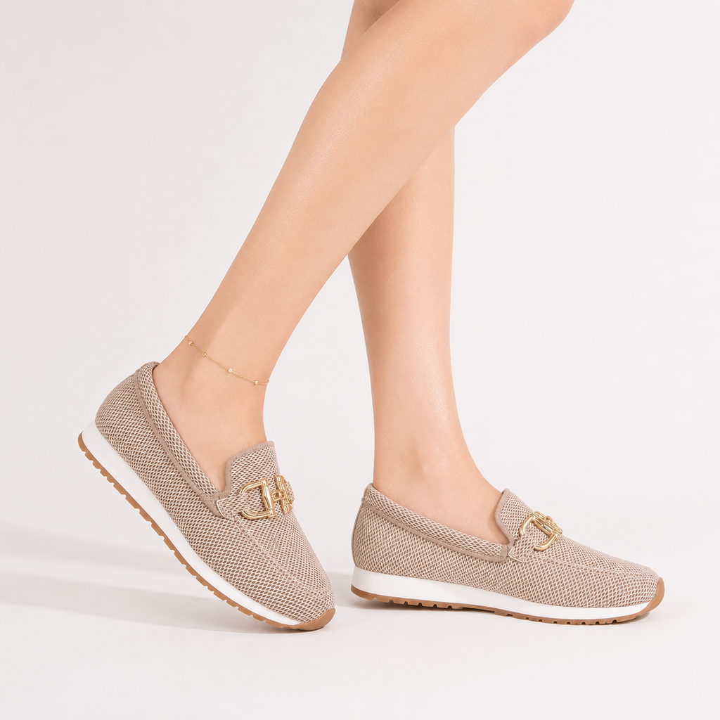 Breathable Mesh Lace-Up Trainers