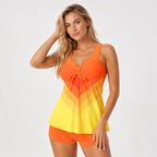 Drawstring Swing Tankini Set