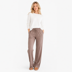 Linen Wide-Leg Chinos
