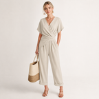 Short Sleeve Top and Trousers Two-Piece Set