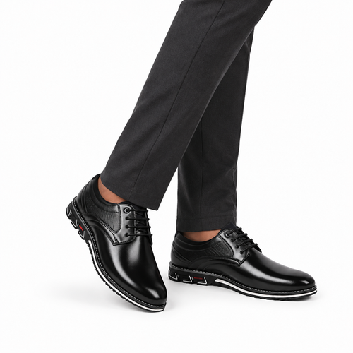 Ashton | Leather Lace-Up Derby Shoes