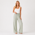 Wide Leg Linen Trousers