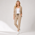 Blazer and Drawstring Trouser Set