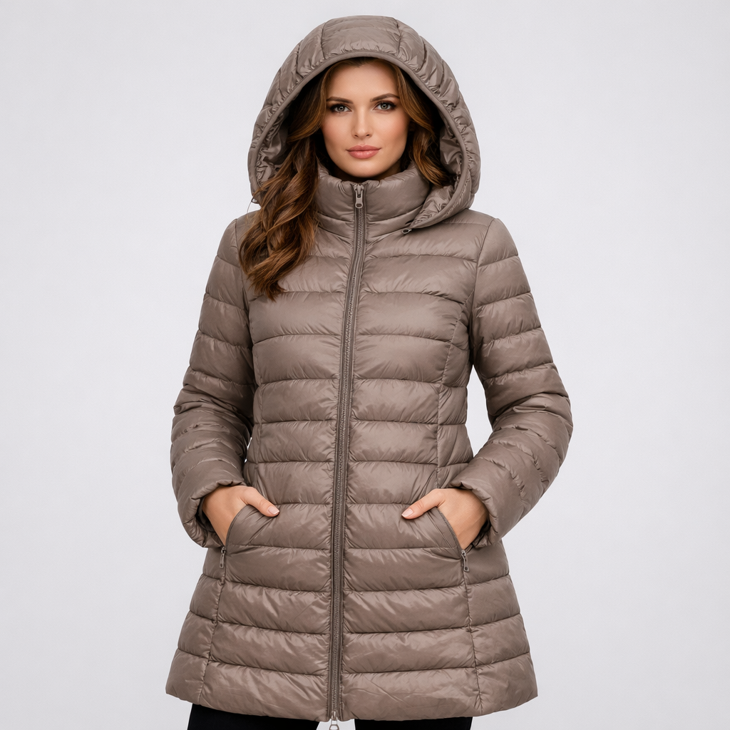 Lunévia Women’s Long Ultra-Light Down Jacket