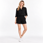 Long Sleeve Shirt and Shorts Set