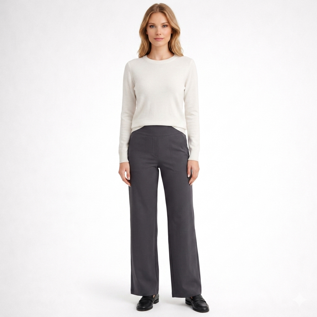 Loose Fit Pocket Yoga Trousers