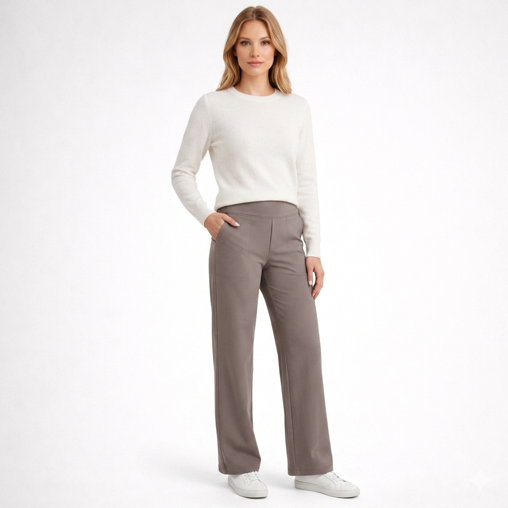 Loose Fit Pocket Yoga Trousers
