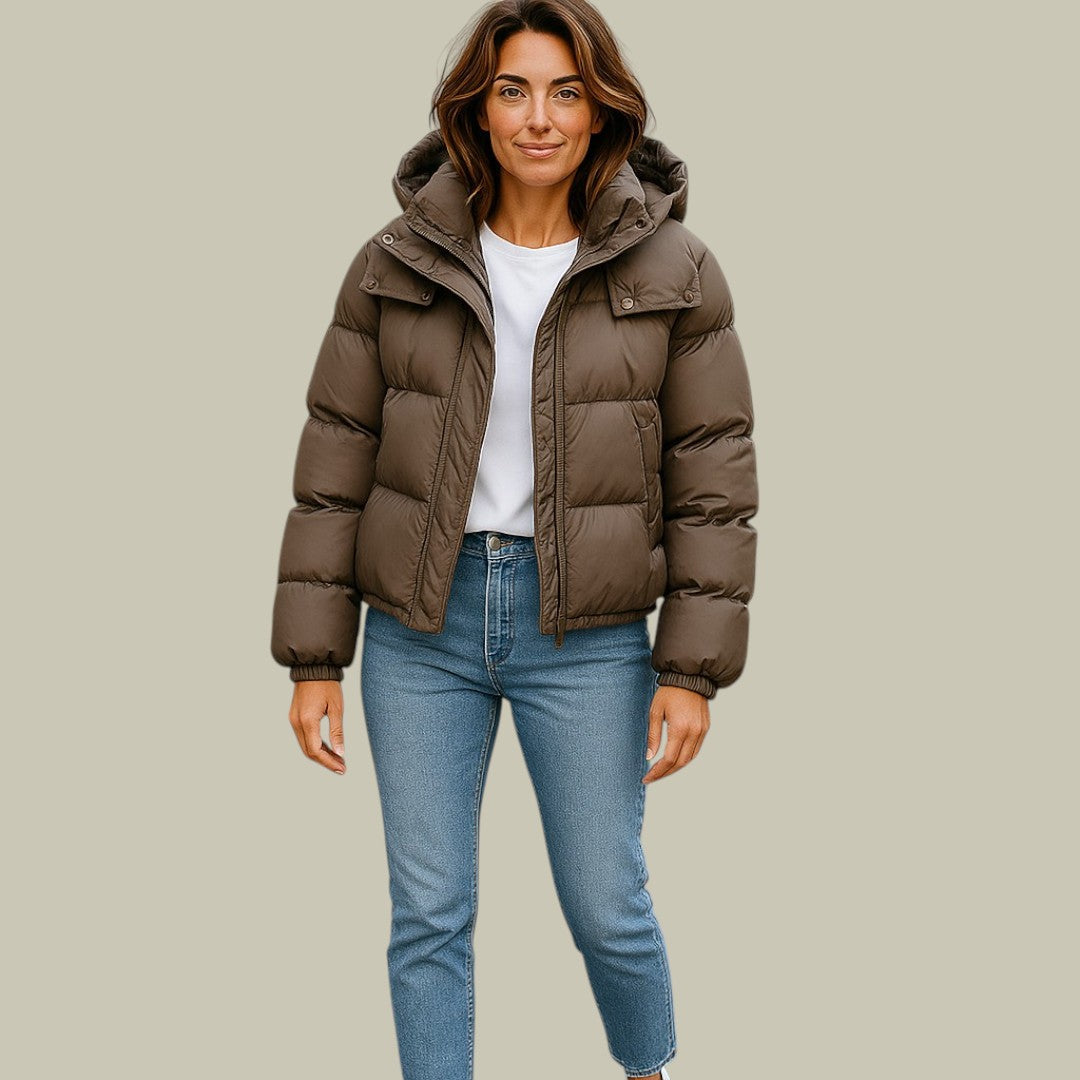 Aurélie –  Short Hooded Puffer Jacket