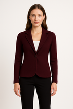 Notch Lapel Knit Cardigan Jacket