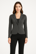 Notch Lapel Knit Cardigan Jacket