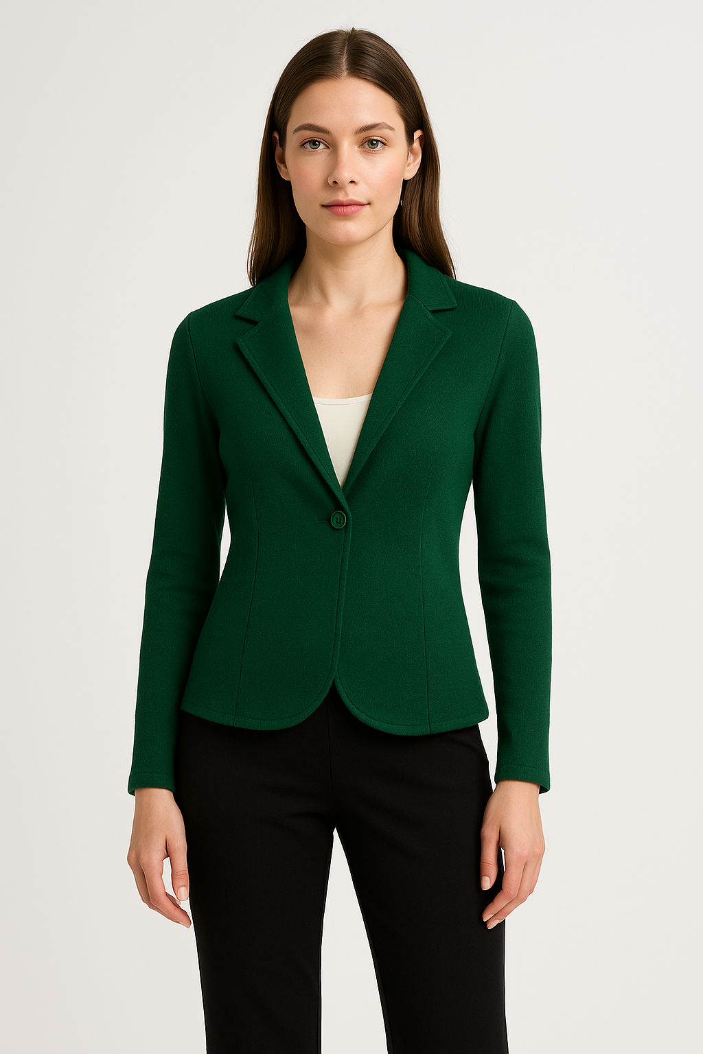 Notch Lapel Knit Cardigan Jacket