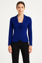 Notch Lapel Knit Cardigan Jacket