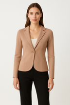 Notch Lapel Knit Cardigan Jacket