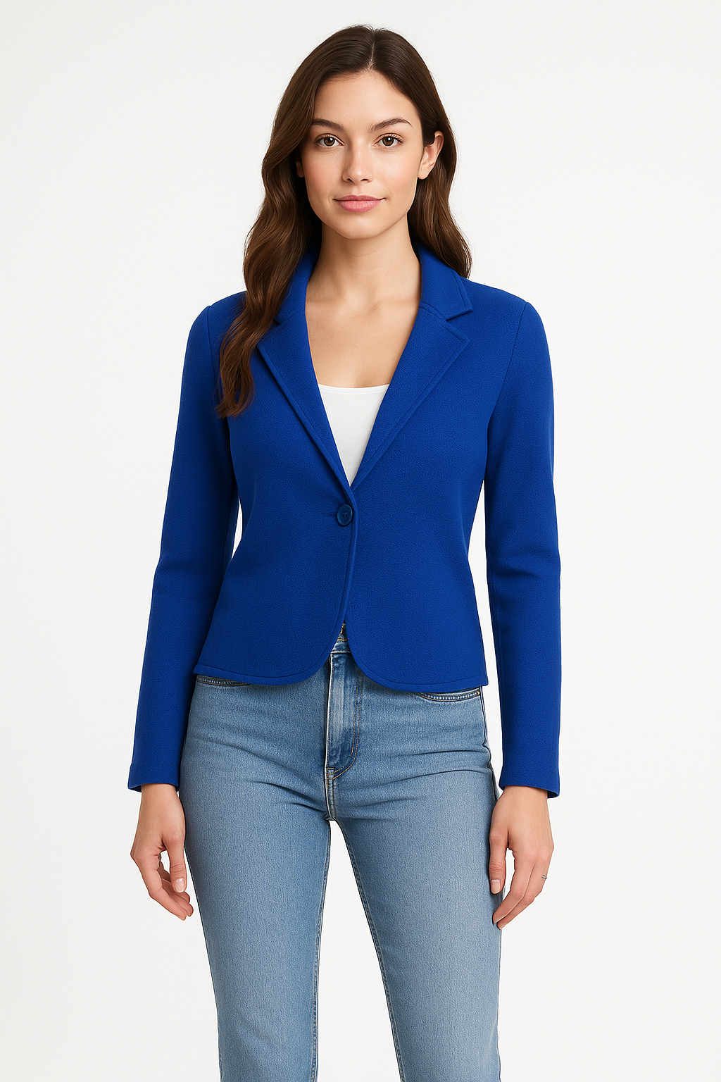 Notch Lapel Knit Cardigan Jacket