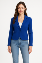 Notch Lapel Knit Cardigan Jacket