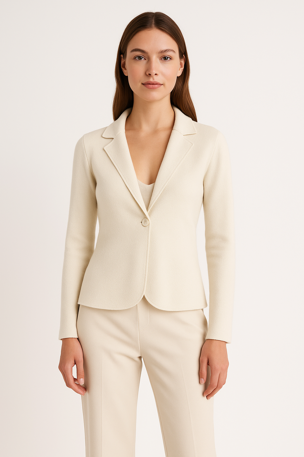 Notch Lapel Knit Cardigan Jacket