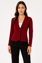 Notch Lapel Knit Cardigan Jacket