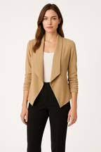 Lightweight Open-Front Blazer