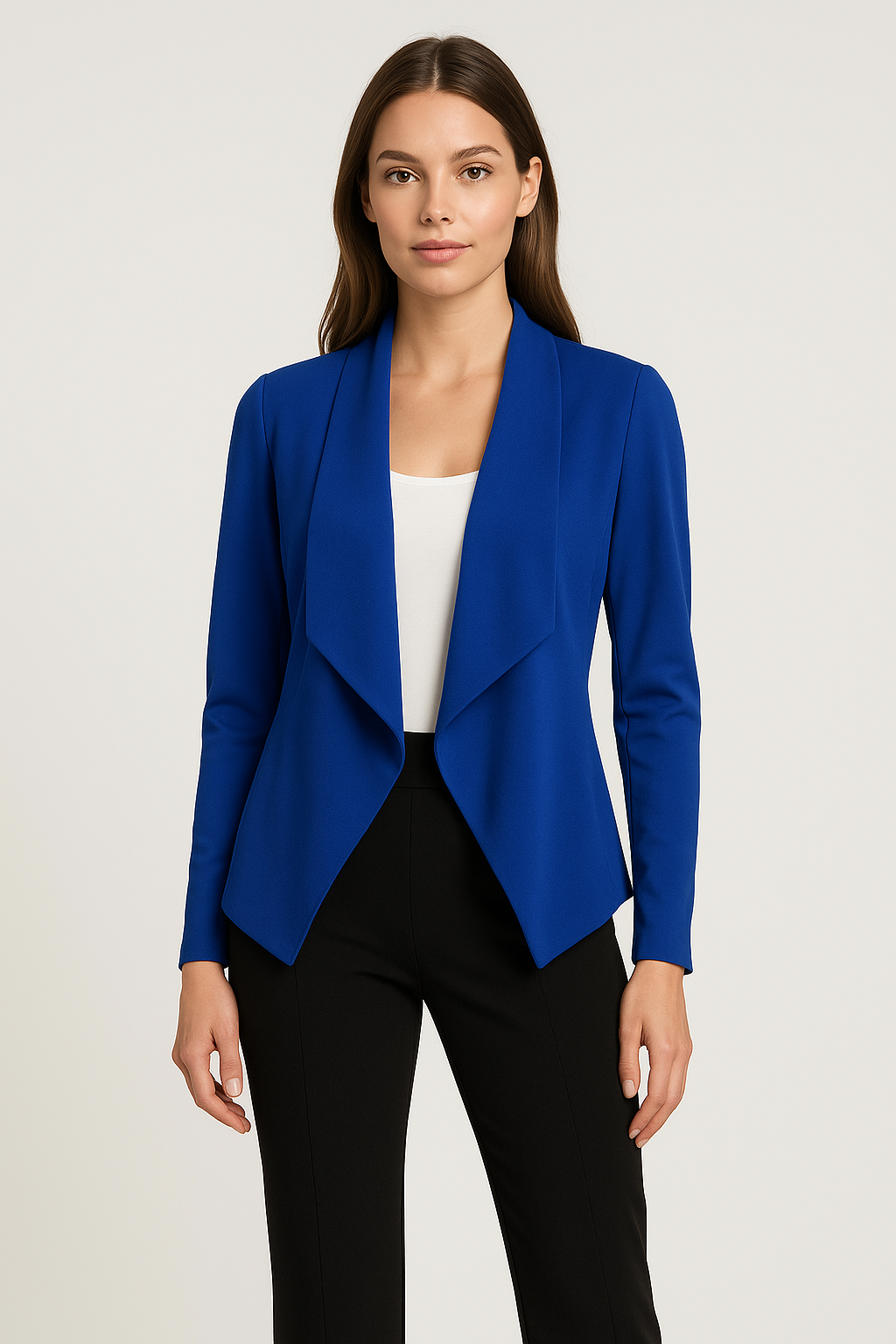 Lightweight Open-Front Blazer