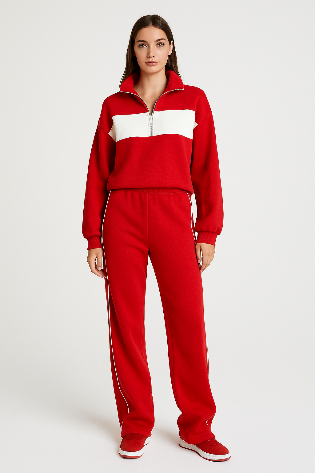 Nina | Zip-Front Tracksuit Set