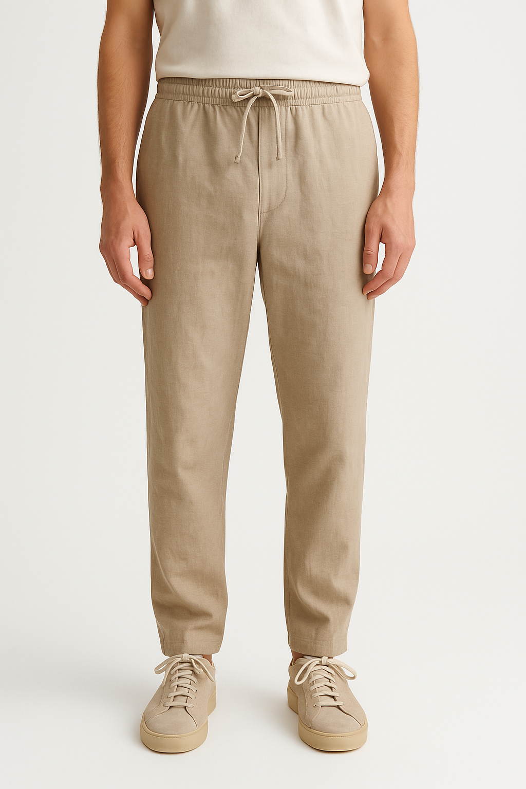 Relaxed-Fit Drawstring Trousers