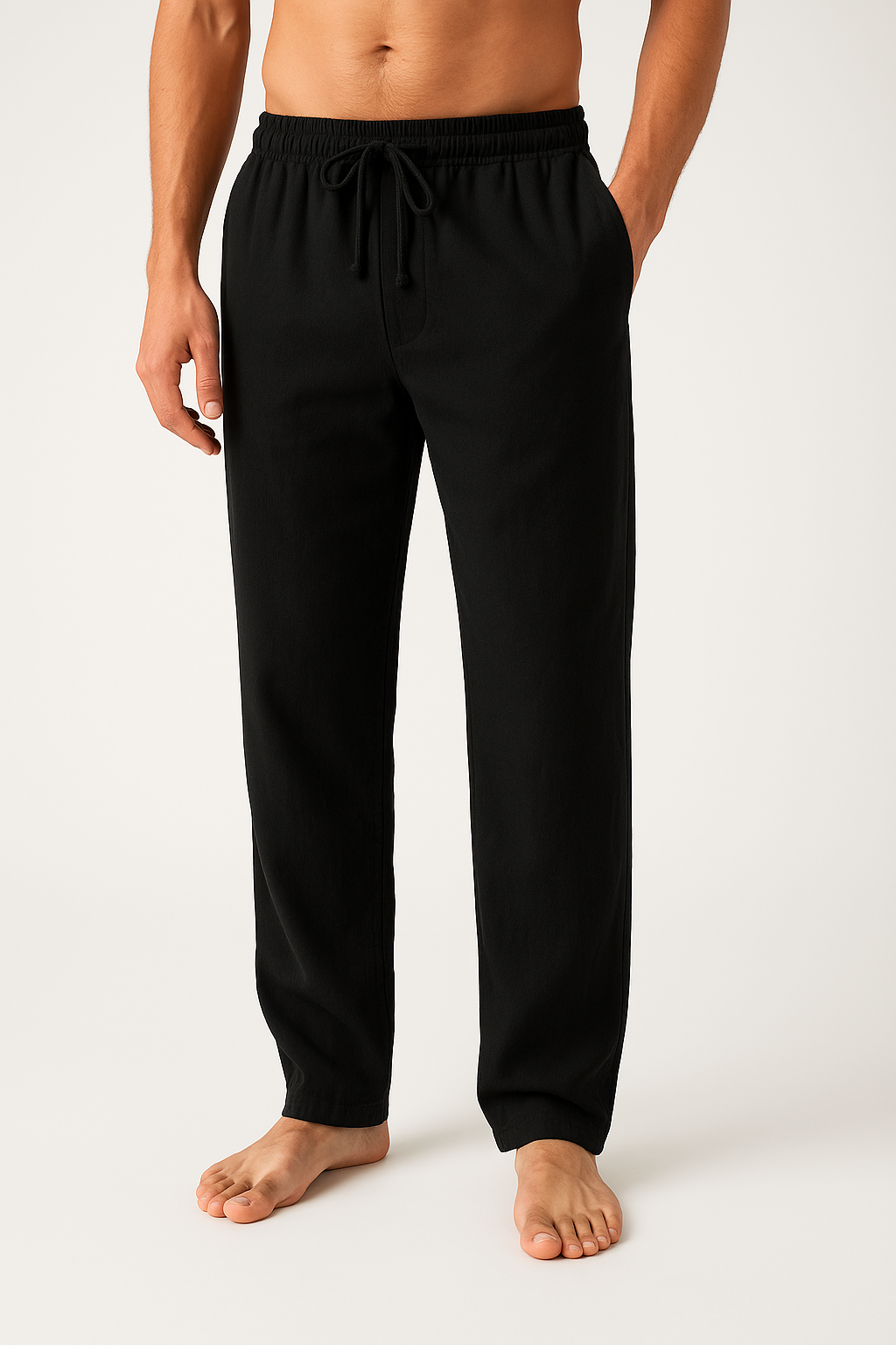 Relaxed-Fit Drawstring Trousers