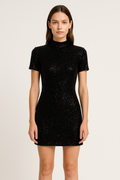 Sylvie | Fitted Sequin Mini Dress