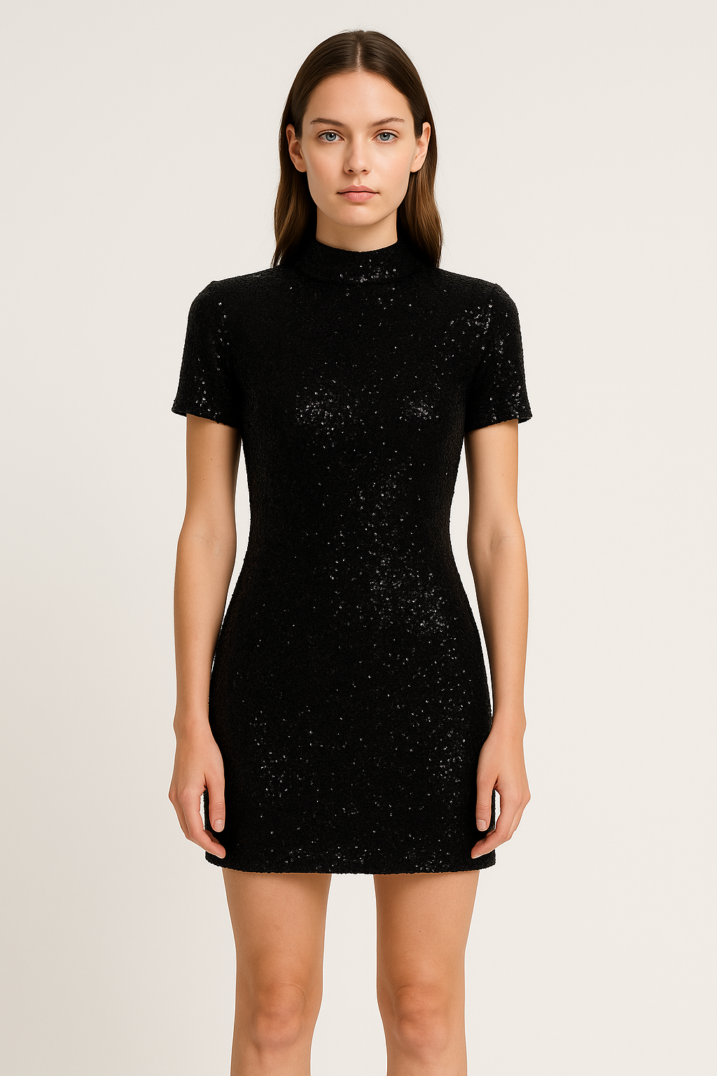 Sylvie | Fitted Sequin Mini Dress