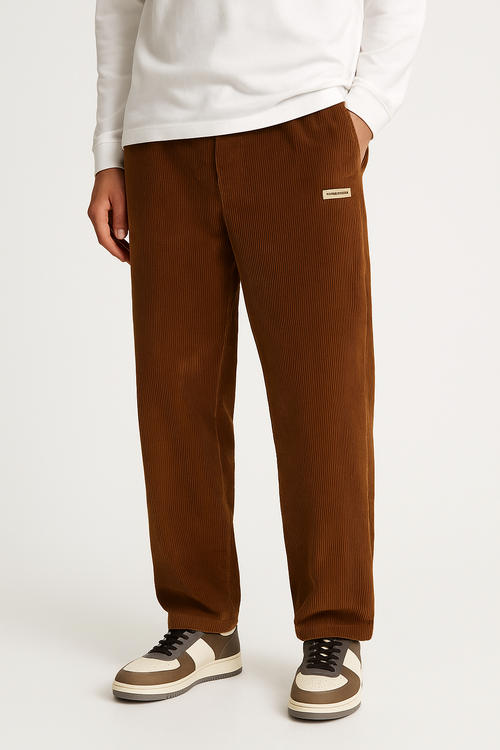 Corduroy Relaxed-Fit Trousers