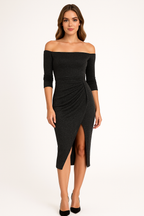 Aziza | Glitter Bodycon Mini Dress