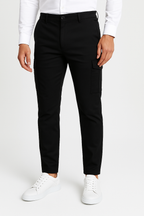Straight-Leg Casual Cargo Trousers