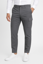 Straight-Leg Casual Cargo Trousers