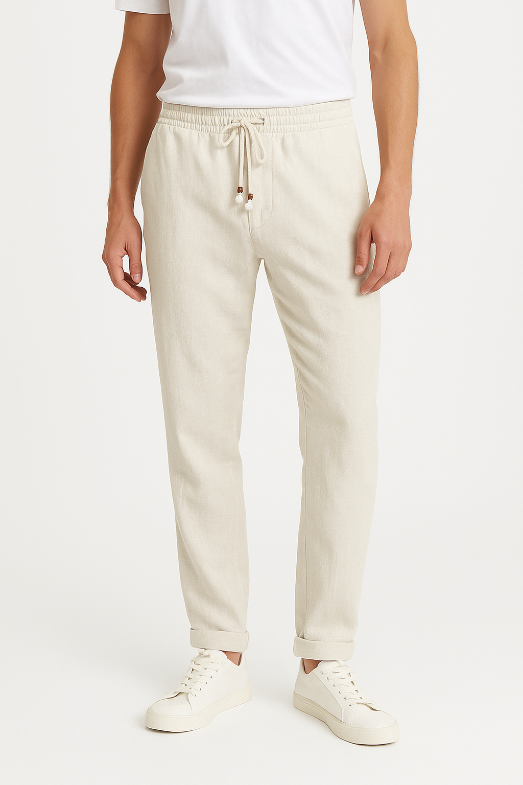 Theodore Willow | Linen-Blend Drawstring Trousers