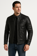 Atlas | Genuine Cowhide Leather Motorcycle Jacket