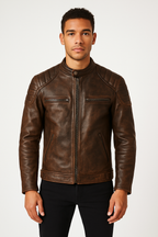 Atlas | Genuine Cowhide Leather Motorcycle Jacket