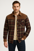 Camden | Plaid Fleece-Lined Shirt Jacket