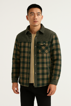 Camden | Plaid Fleece-Lined Shirt Jacket
