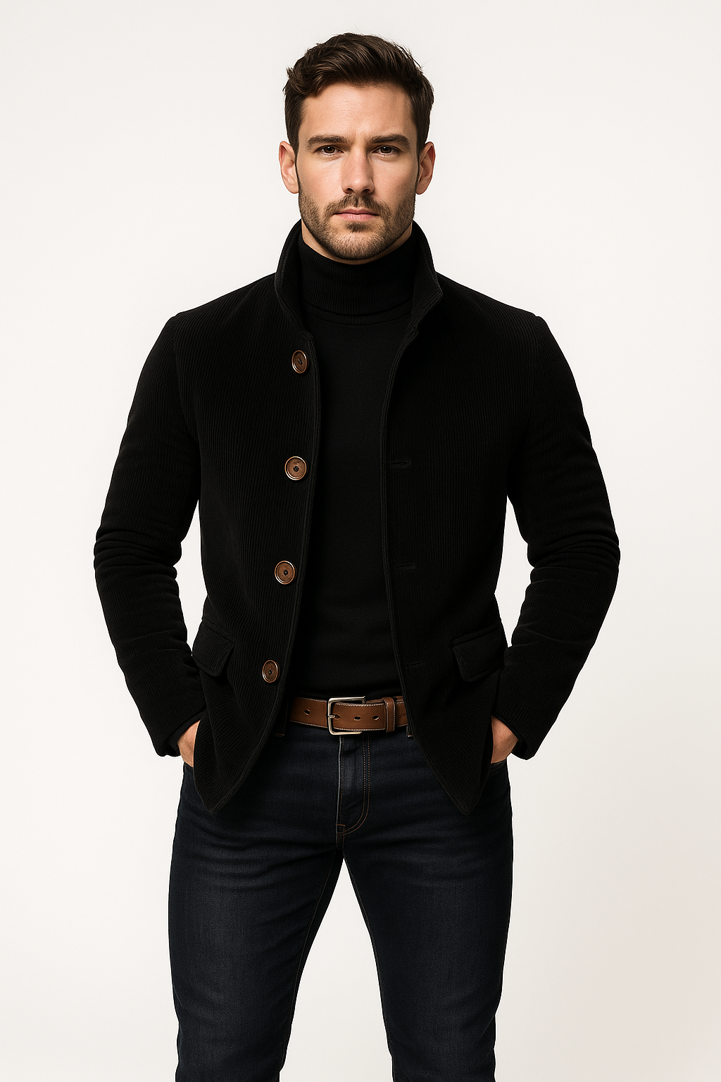 Sterling | Stand Collar Casual Blazer