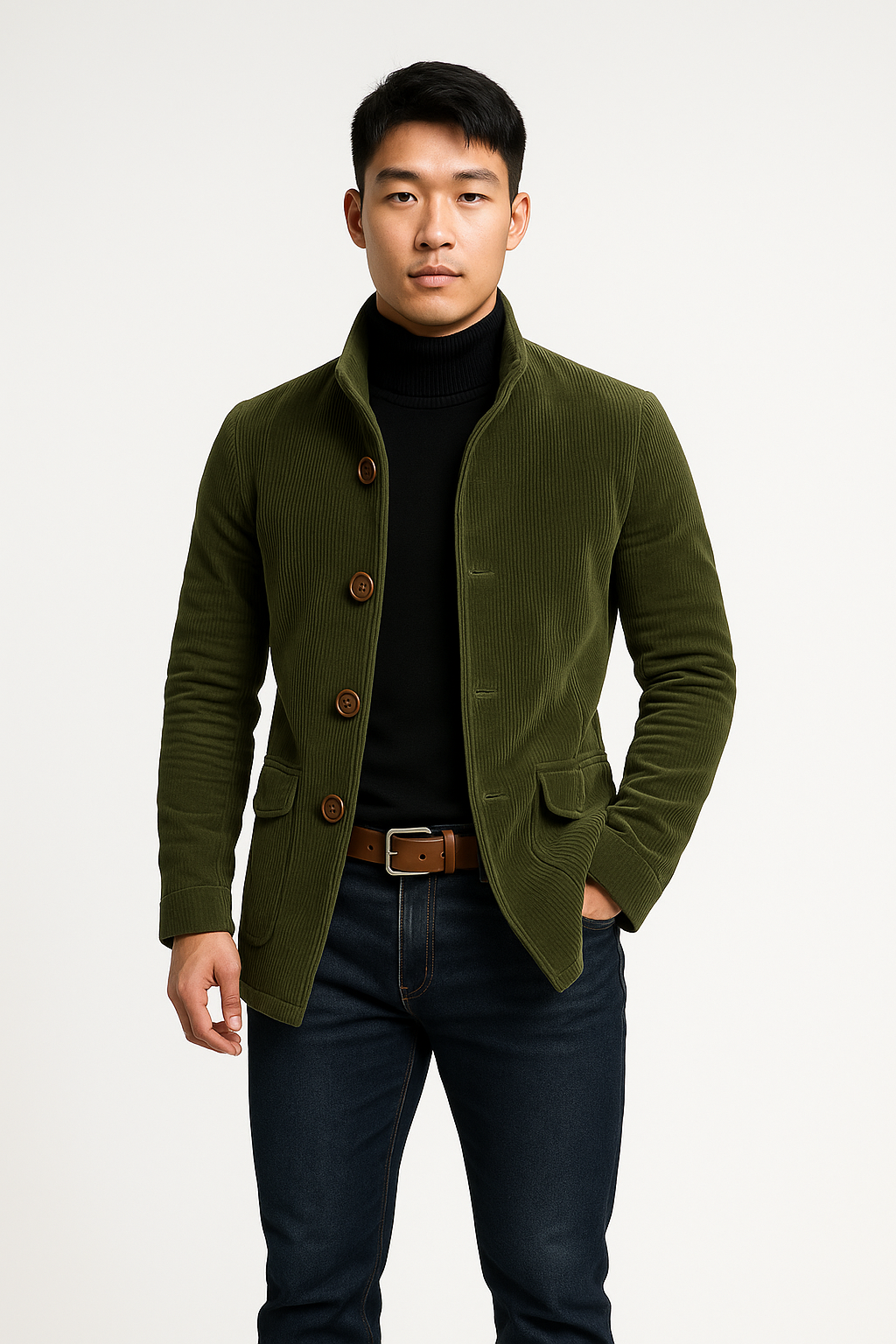 Sterling | Stand Collar Casual Blazer