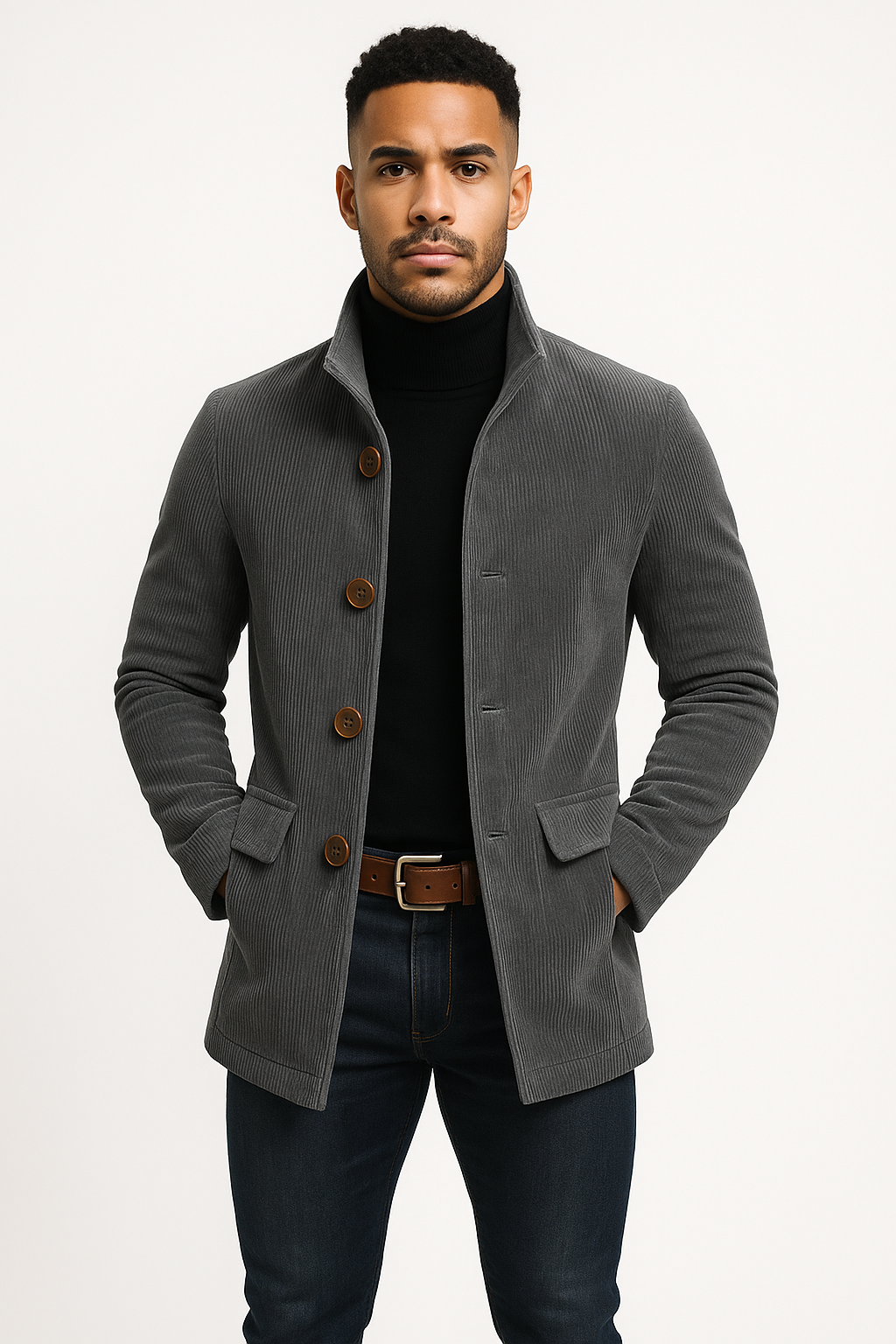Sterling | Stand Collar Casual Blazer