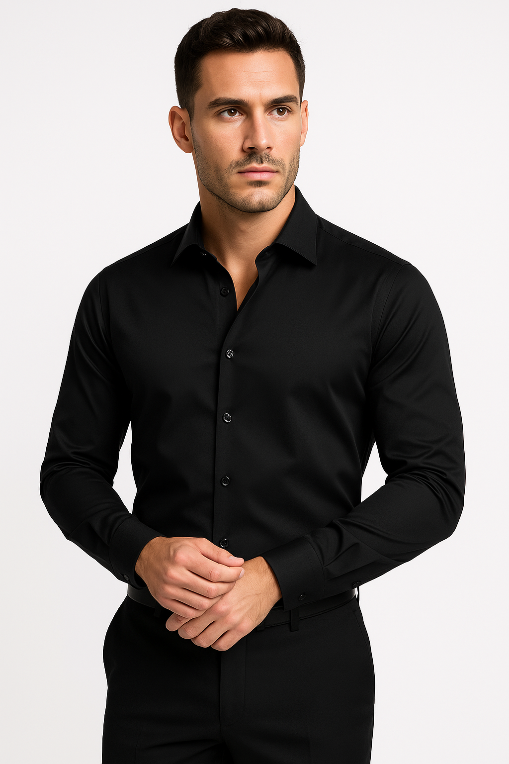 Button-Down Long Sleeve Casual Shirt